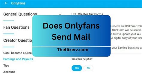 does onlyfans send stuff in the mail|3 Ways to Contact OnlyFans